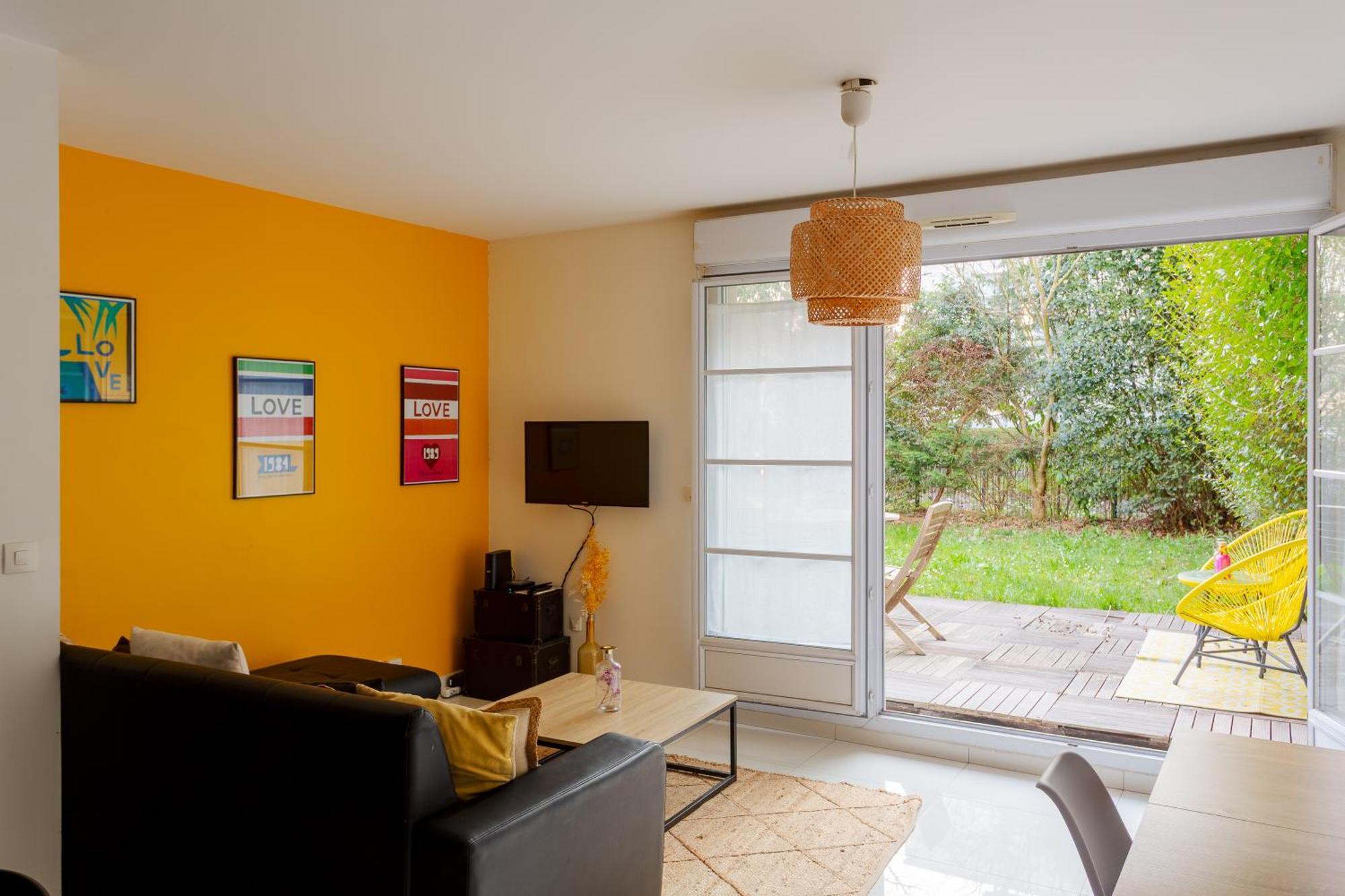 Happy Stay Disney Two - Apartment With Garden & Parking Montevrain Luaran gambar